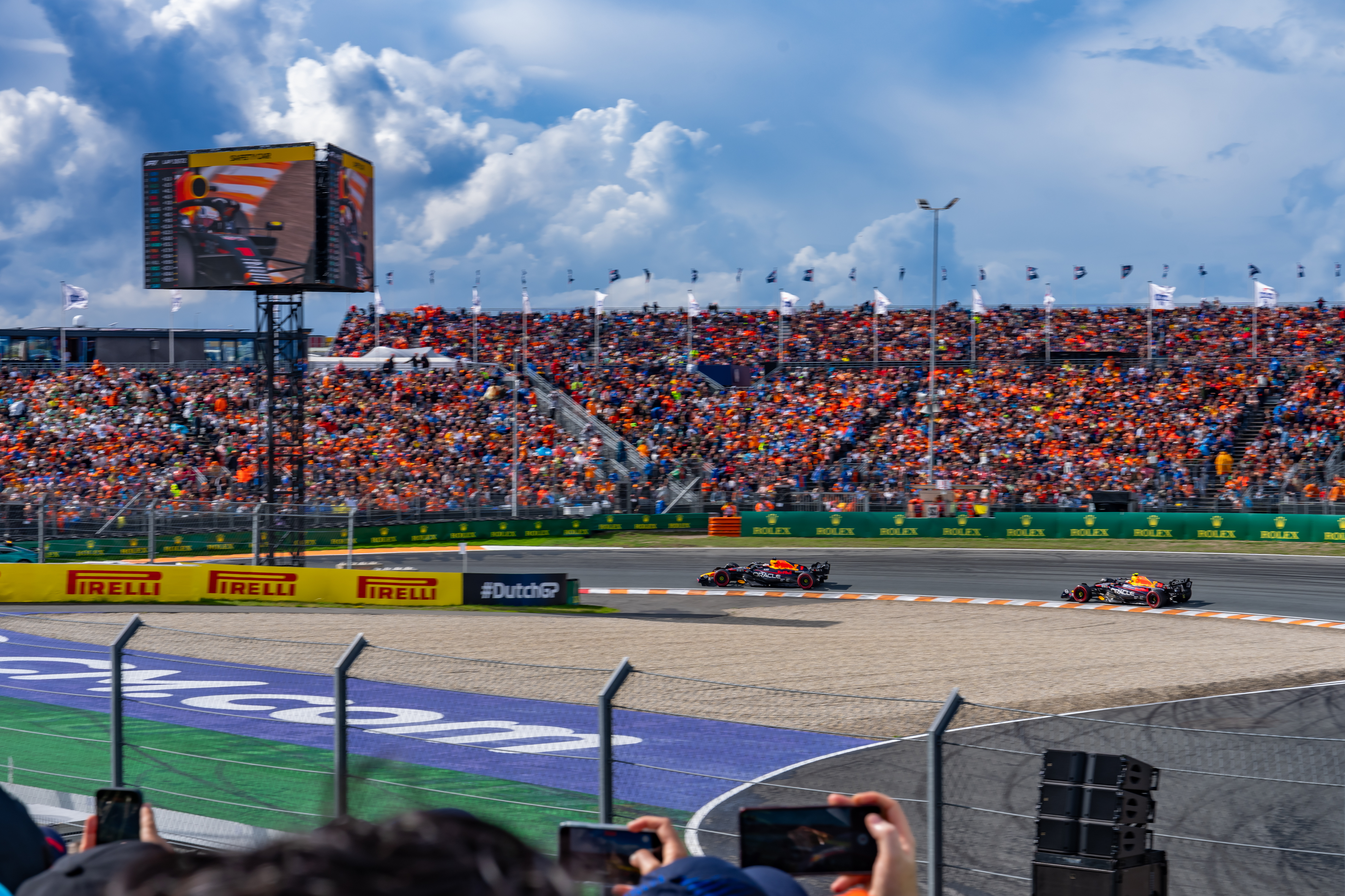 Formule 1 Zandvoort Arena Grandstands Max Verstappen Red Bull Racing