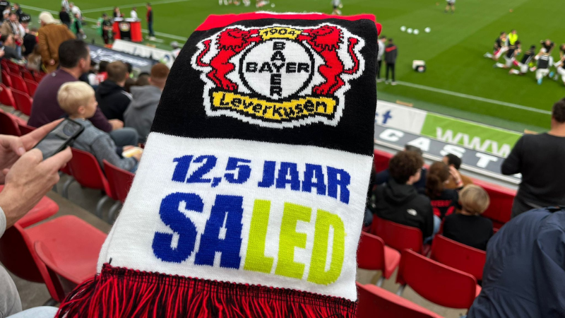 Saled 12,5 jarig jubileum Stef de Graaf Voetbalreis Bayer Leverkussen